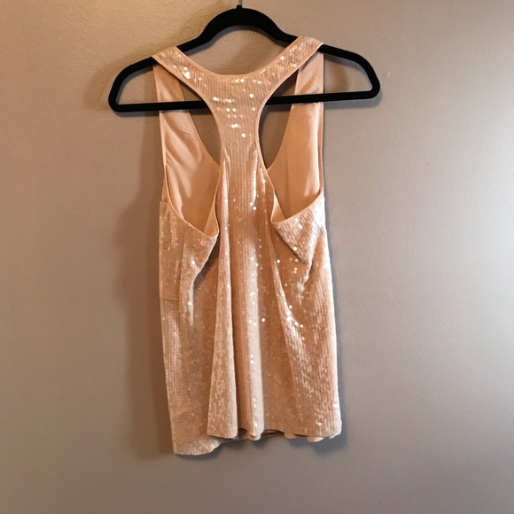 Michael Michael Kors | Pink Sequin Racerback Tank - Picture 4 of 5